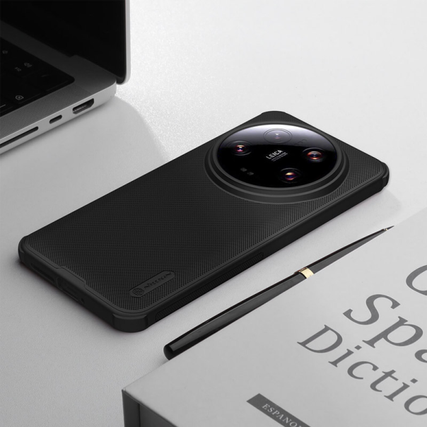 Maska za Xiaomi 14 Ultra Nillkin Super Frosted Shield Pro crna - 611675