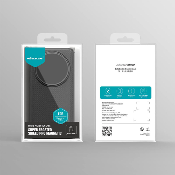 Maska za Xiaomi 14 Ultra Nillkin Super Frosted Shield Pro crna - 611675