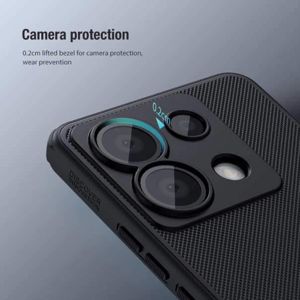 Maska za Xiaomi Redmi Note 13 Pro 5G (EU) Nillkin Super Frosted Shield Pro crna - 607251