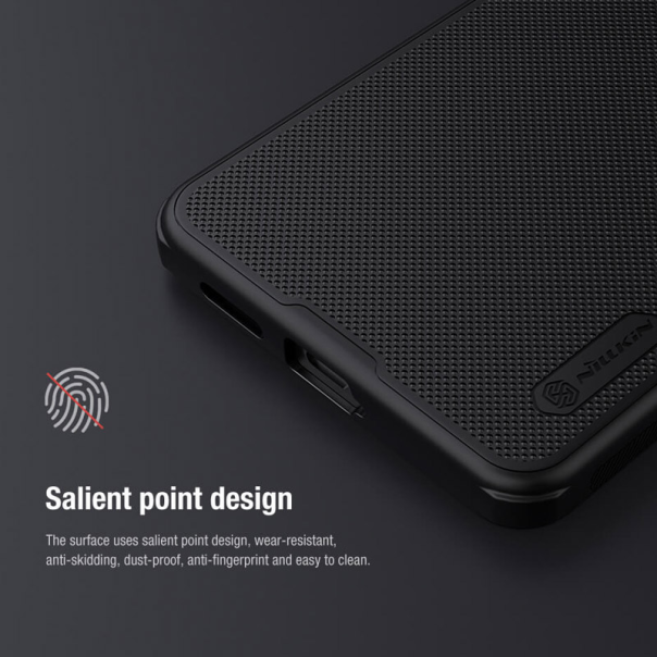 Maska za Xiaomi Redmi Note 13 Pro 5G (EU) Nillkin Super Frosted Shield Pro crna - 607251