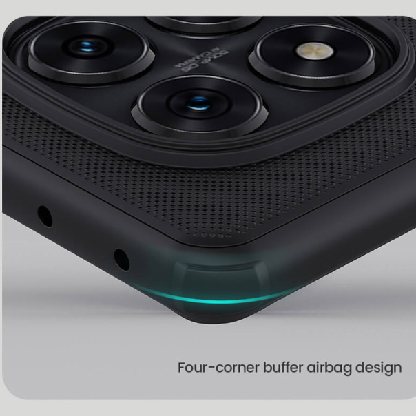 Maska za Xiaomi Redmi Note 14 Pro 5G (EU) Nillkin Super Frosted Shield Pro crna - 617048