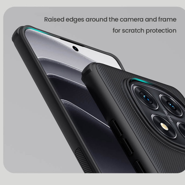 Maska za Xiaomi Redmi Note 14 Pro Plus 5G (EU) Nillkin Super Frosted Shield Pro crna - 617049