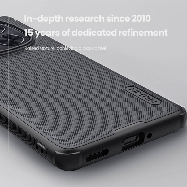 Maska za Xiaomi Redmi Note 14 Pro Plus 5G (EU) Nillkin Super Frosted Shield Pro crna - 617049