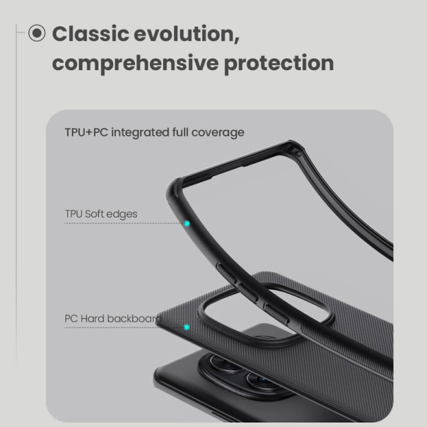 Maska za Xiaomi Redmi Note 14 Pro Plus 5G (EU) Nillkin Super Frosted Shield Pro crna - 617049