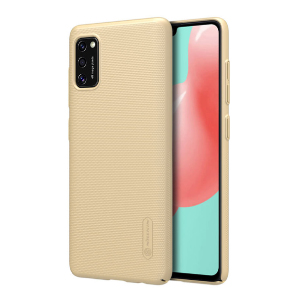 Maska za Samsung A41/ A415F Nillkin Super Frosted Shield zlatna - 042198