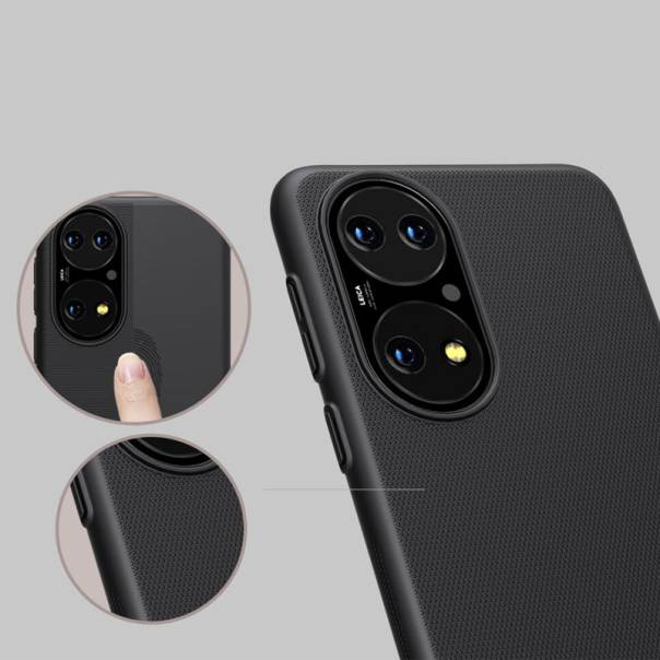 Maska za Huawei P50 Nillkin Super Frosted Shield crna - 054652