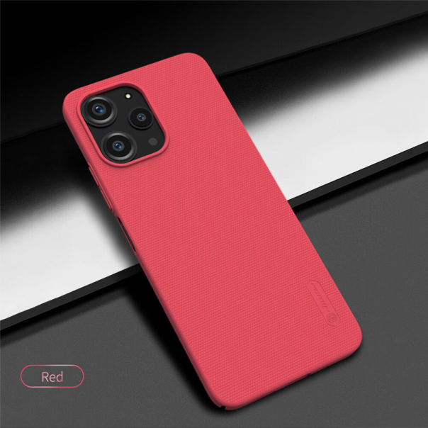 Maska za Xiaomi Redmi 12 4G Nillkin Super Frosted Shield crvena - 603662