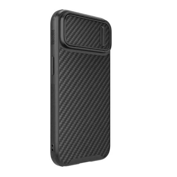 Maska za iPhone 14 Nillkin Synthetic Fiber S crna - 058613
