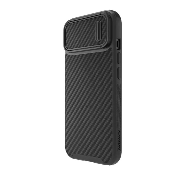 Maska za iPhone 14 Nillkin Synthetic Fiber S crna - 058613