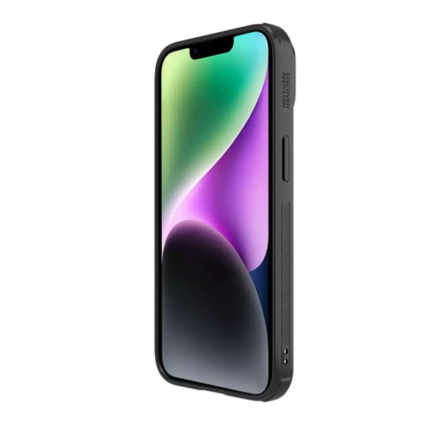Maska za iPhone 14 Nillkin Synthetic Fiber S crna - 058613