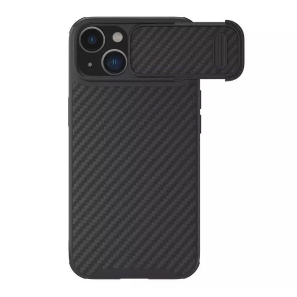 Maska za iPhone 14 Nillkin Synthetic Fiber S crna - 058613
