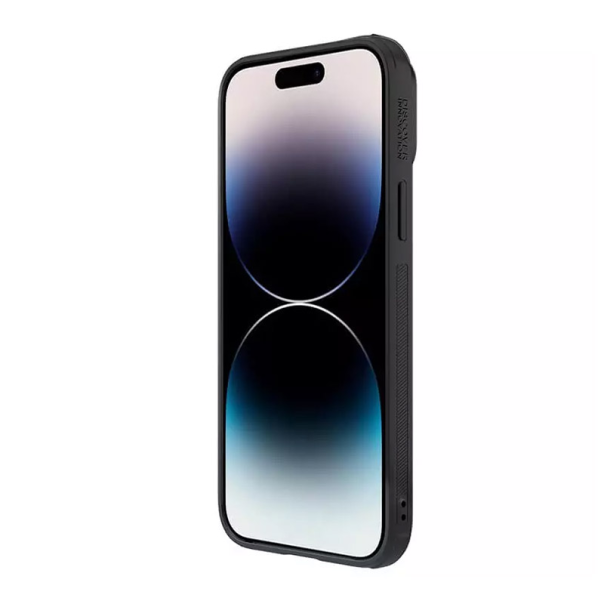 Maska za iPhone 14 Pro Nillkin Synthetic Fiber S crna - 058614