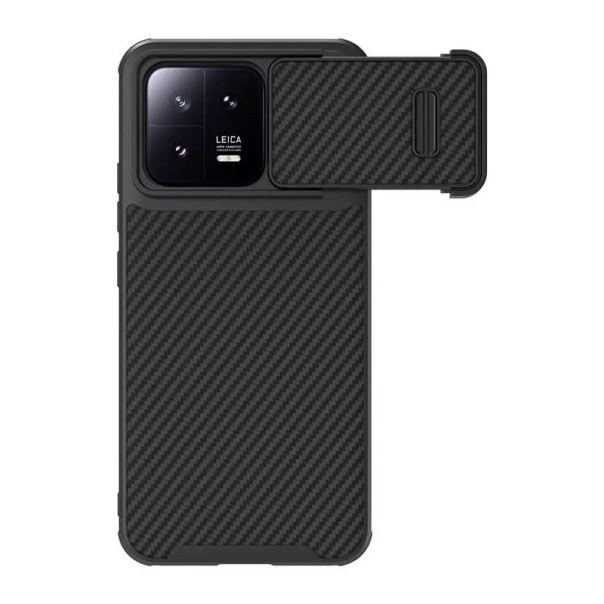 Maska za Xiaomi 13 Nillkin Synthetic Fiber S crna - 600049-1