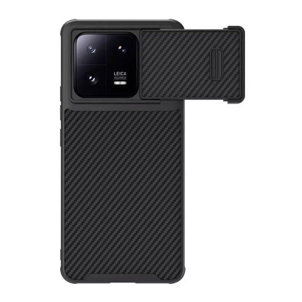 Maska za Xiaomi 13 Pro Nillkin Synthetic Fiber S crna - 600050-1