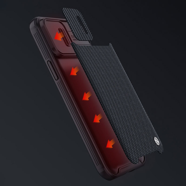 Maska za iPhone 13 Pro Nillkin Textured Pro crna - 054687