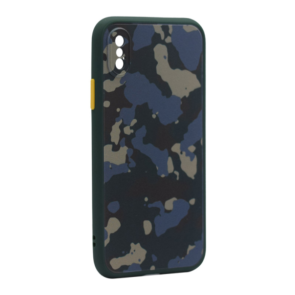 Maska za iPhone XS Max PC Army tamno zelena - 043493