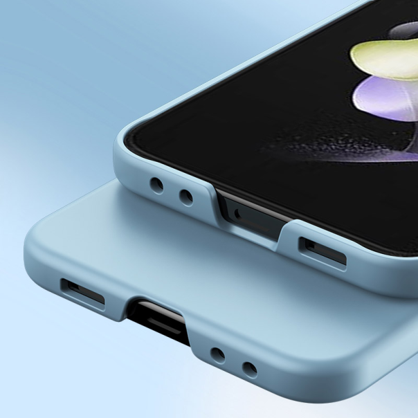 Maska za Samsung Galaxy Z Flip 5 PC SKIN+Touch roze - 601227