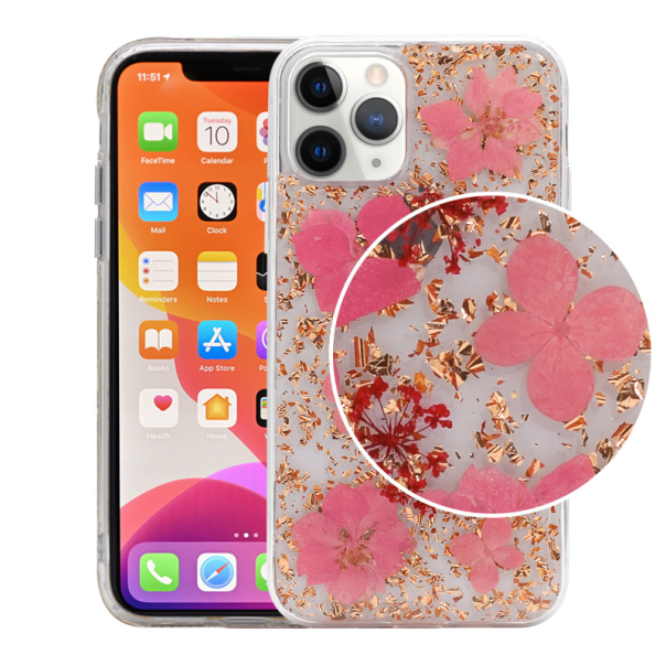 Maska za iPhone 11 Pro Platina Flower pink - 042472-1