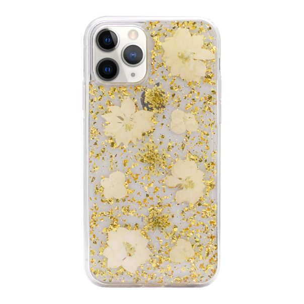Maska za iPhone 11 Pro Platina Flower zlatna - 042471-1