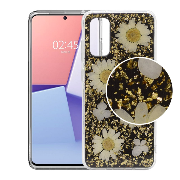 Maska za Samsung S20/ G980F Platina Flower crna - 042476-1
