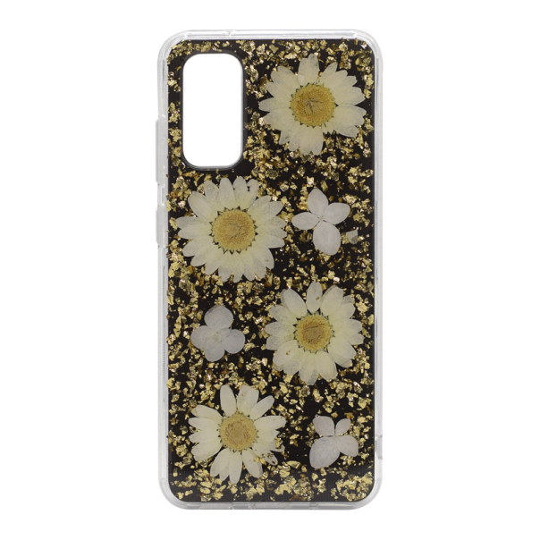 Maska za Samsung S20 Plus/ G985F Platina Flower crna - 042479