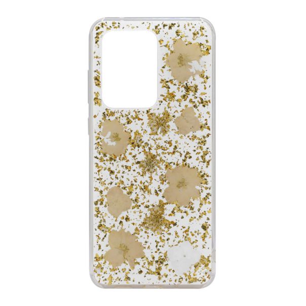 Maska za Samsung S20 Ultra/ G988F Platina Flower zlatna - 042482