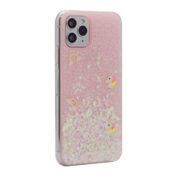 Maska za iPhone 11 Pro Platina Unicorn svetlo roze - 042509-1