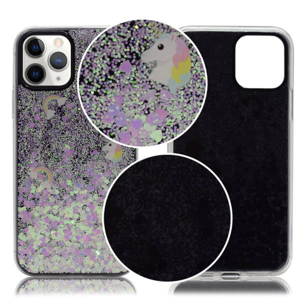 Maska za iPhone 6 Plus/ 7 Plus/ 8 Plus Platina Unicorn crna - 042497