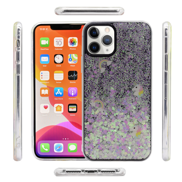 Maska za iPhone 6 Plus/ 7 Plus/ 8 Plus Platina Unicorn crna - 042497