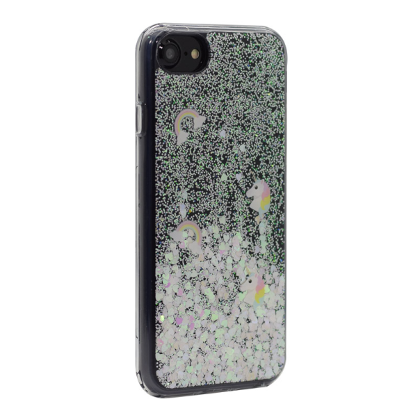 Maska za iPhone 6 Plus/ 7 Plus/ 8 Plus Platina Unicorn crna - 042497