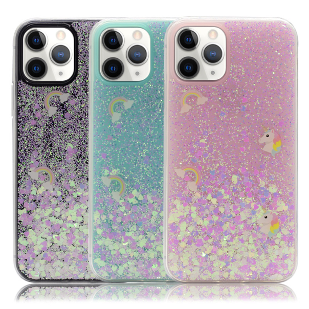 Maska za iPhone 6 Plus/ 7 Plus/ 8 Plus Platina Unicorn crna - 042497