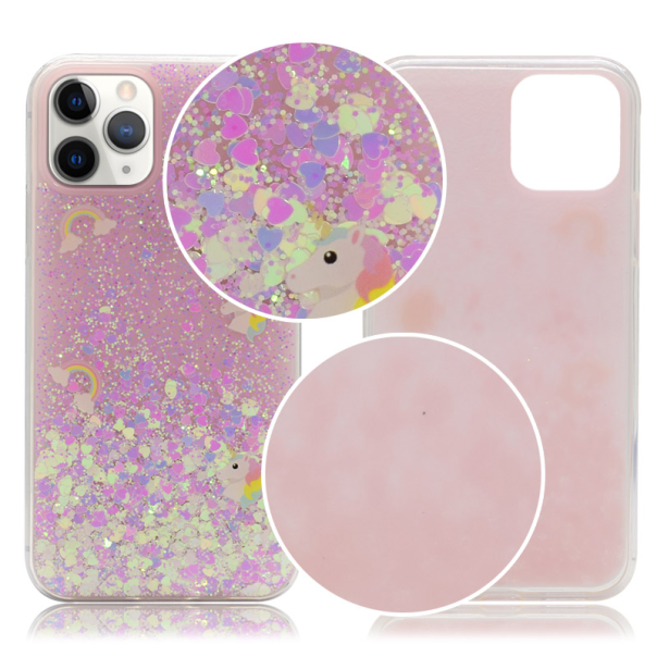 Maska za iPhone X/ XS Platina Unicorn svetlo roze - 042499-1