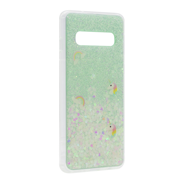Maska za Samsung S10 Plus/ G975 Platina Unicorn svetlo zelena - 042527