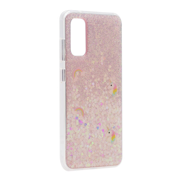 Maska za Samsung S20/ F980F Platina Unicorn tamno roze - 042514