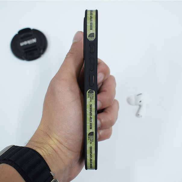 Maska za iPhone 15 Pro Print IMD zelena - 614303