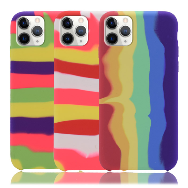 Maska za iPhone 11 Pro Max Tip3 Rainbow Lines - 043761