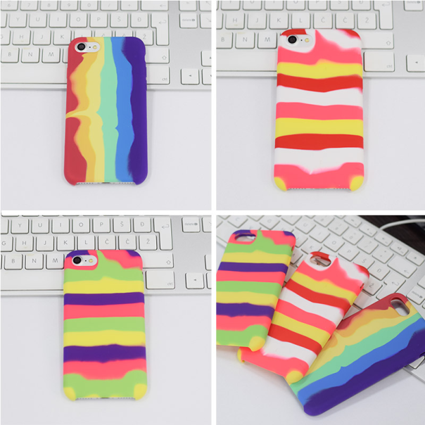 Maska za iPhone 11 Pro Max Tip3 Rainbow Lines - 043761