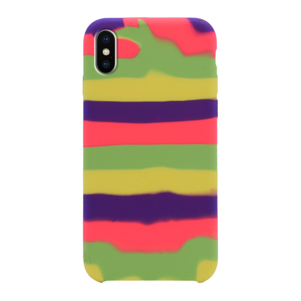 Maska za iPhone X/ XS Tip4 Rainbow Lines - 043753