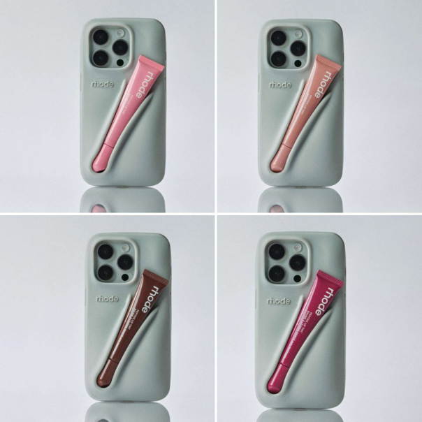 Maska za iPhone 16 Pro guava spritz Rhode LIP CASE + LIP TINT - 617279