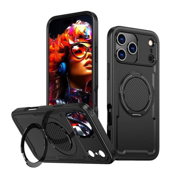 Maska za iPhone 17 Pro Ring Armor Mag Case crna - 621118