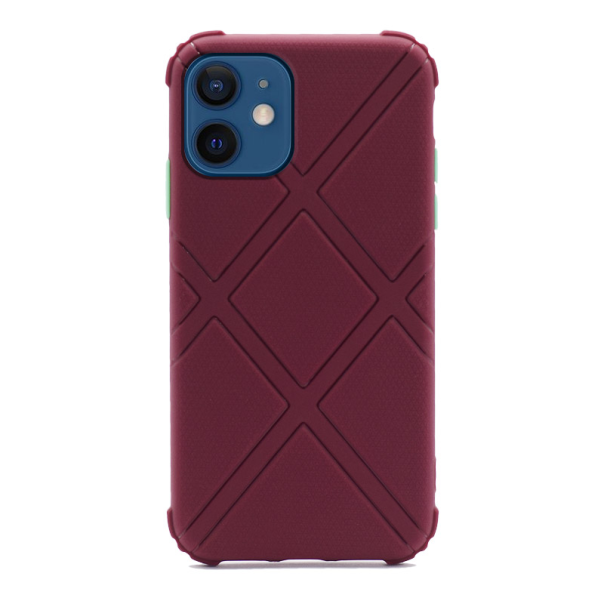 Maska za iPhone 12 mini Shield bordo - 047454