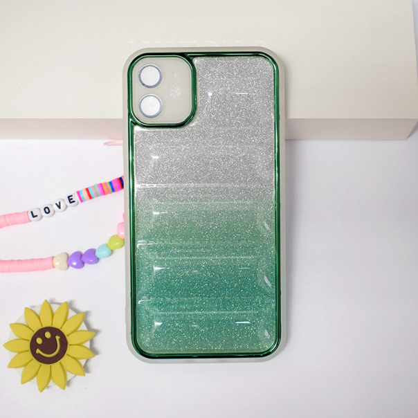 Maska za iPhone 11 Shine Pillow 2in1 zelena - 606023