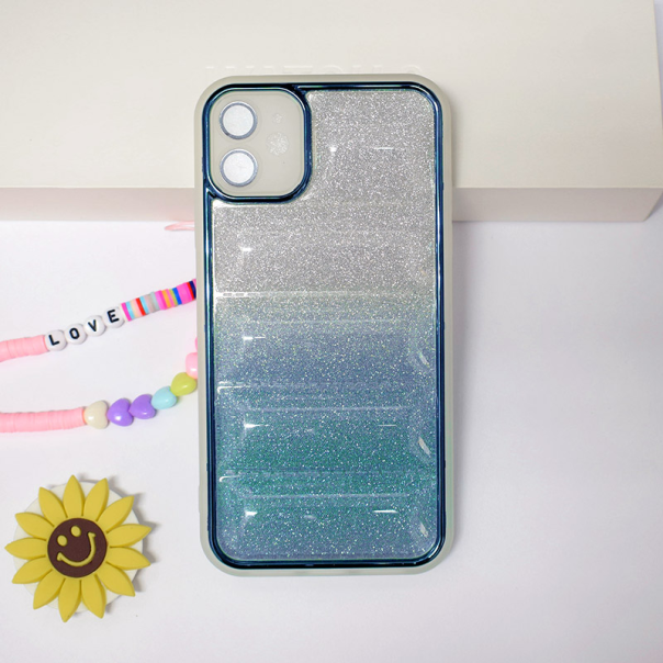 Maska za iPhone 12 Shine Pillow 2in1 plava - 606027-1