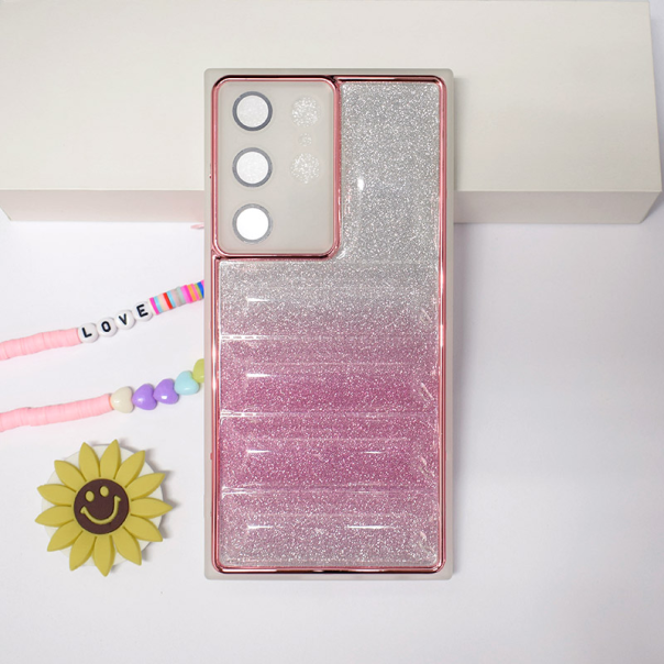 Maska za Samsung S23 Ultra/ S918B Shine Pillow 2in1 roze - 606051