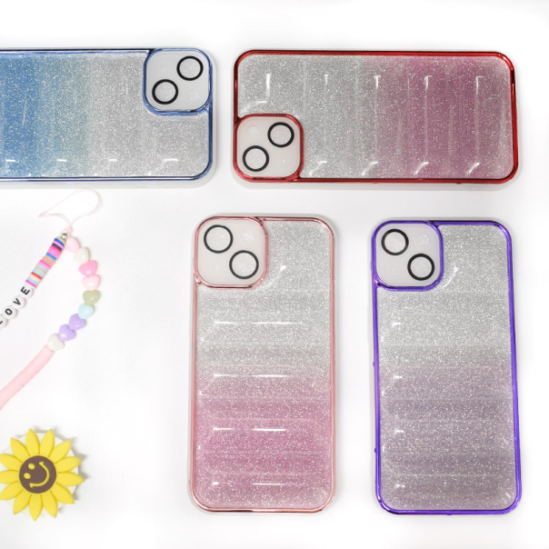 Maska za iPhone 14 Shine Pillow 2in1 ljubičasta - 606034