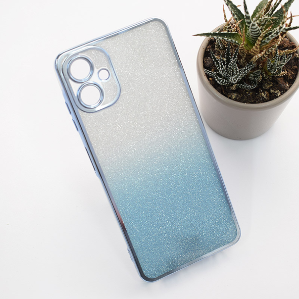 Maska za Samsung A06/ A065F Shiny Frame plava - 614584