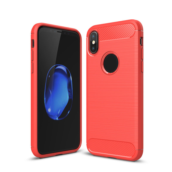 Maska za iPhone X/ iPhone XS crvena Silicone Defender - 026780