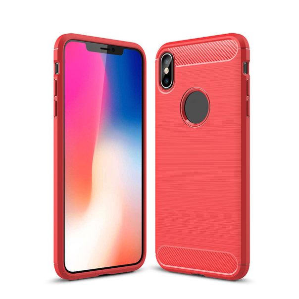 Maska za iPhone XS Max crvena Silicone Defender - 026818