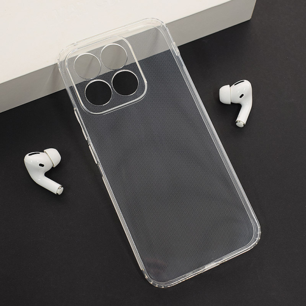 Maska za Honor X8c Skin Silikon with pluggy transparent - 617175