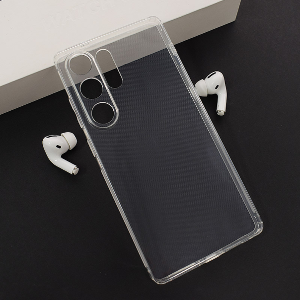 Maska za Samsung S25 Ultra/ S938B Skin Silikon with pluggy transparent - 616297